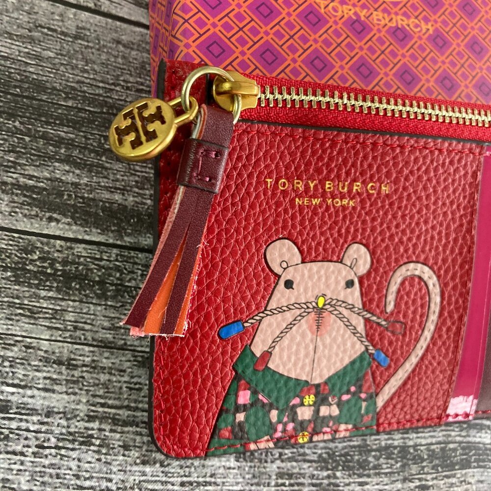 Tory Burch “Rita the Rat” 5 Card Holder - Picture 6 of 6